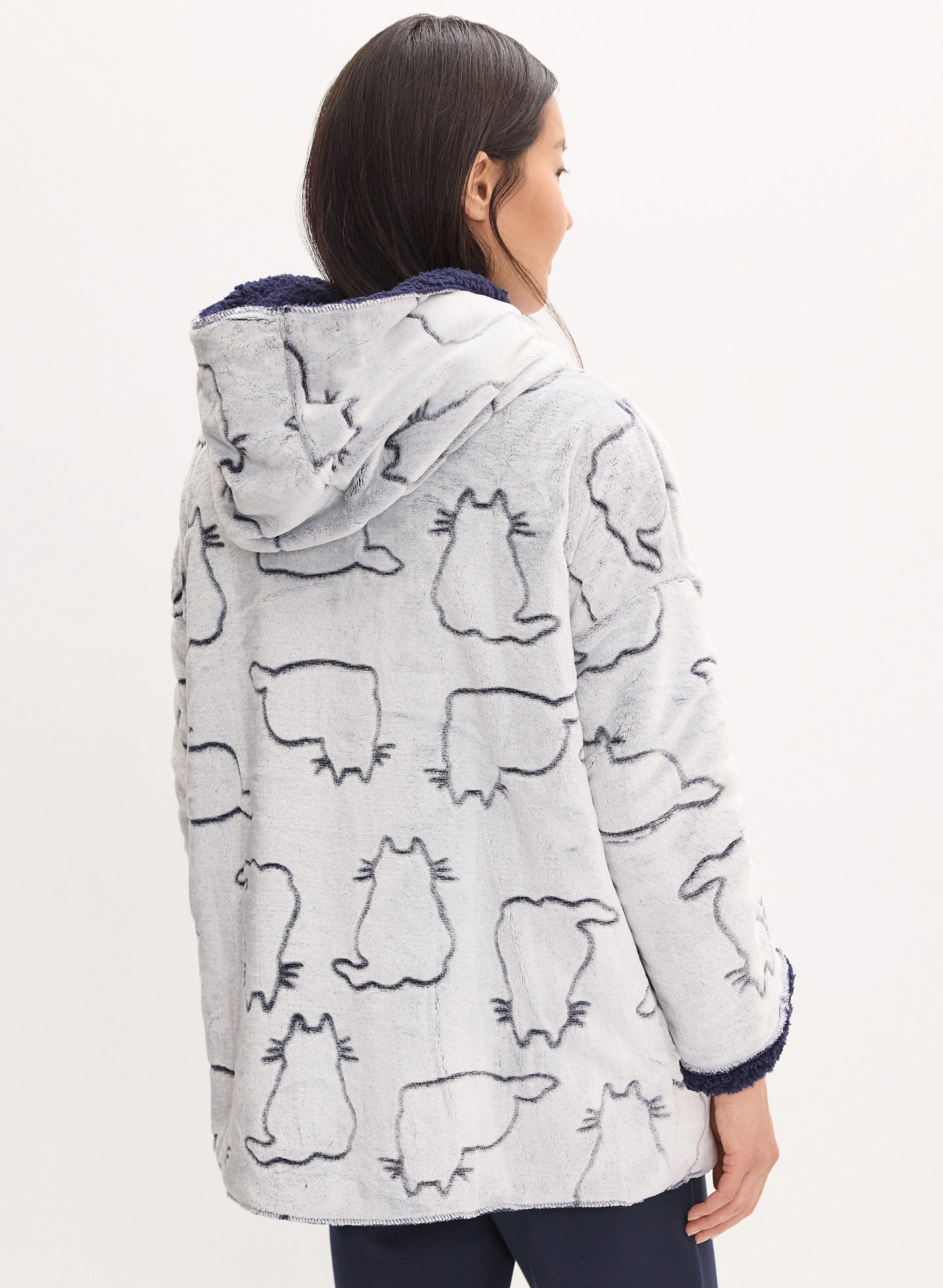 Reversible Fleece Jacket sold by Melanie Lyne product image thumbnail 4