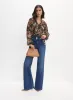 Embossed Button Detail Jeans sold by Melanie Lyne
