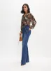 Embossed Button Detail Jeans sold by Melanie Lyne