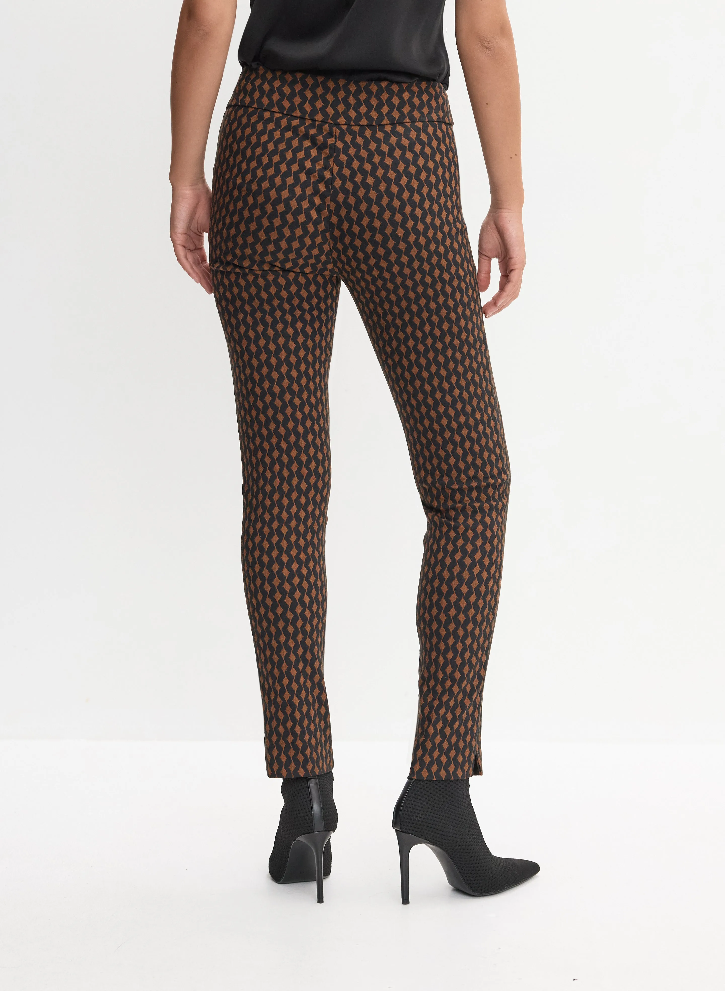Joseph Ribkoff - Geometric Print Pull-On Pants sold by Melanie Lyne product image thumbnail 2