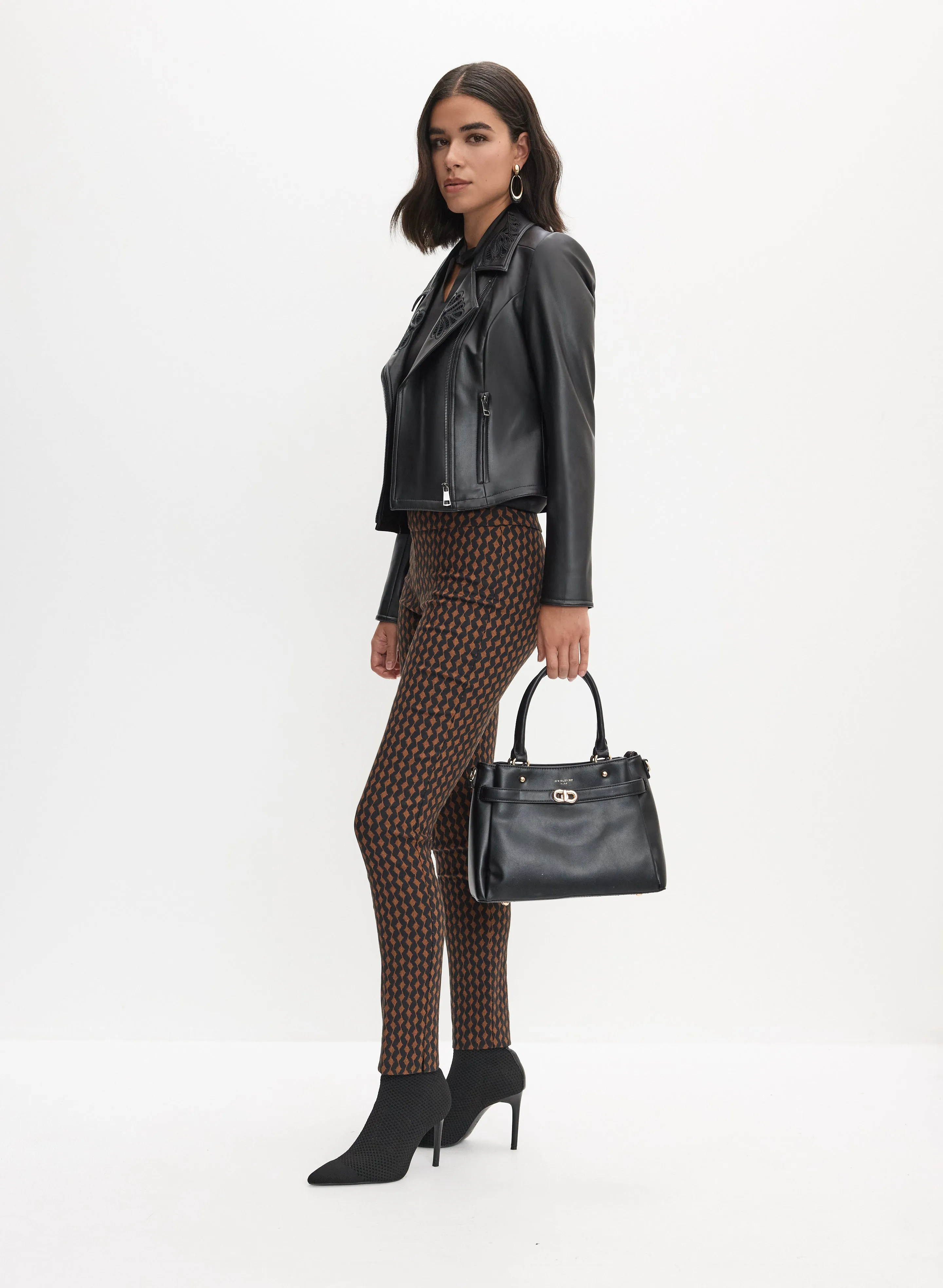 Joseph Ribkoff - Geometric Print Pull-On Pants sold by Melanie Lyne product image thumbnail 5