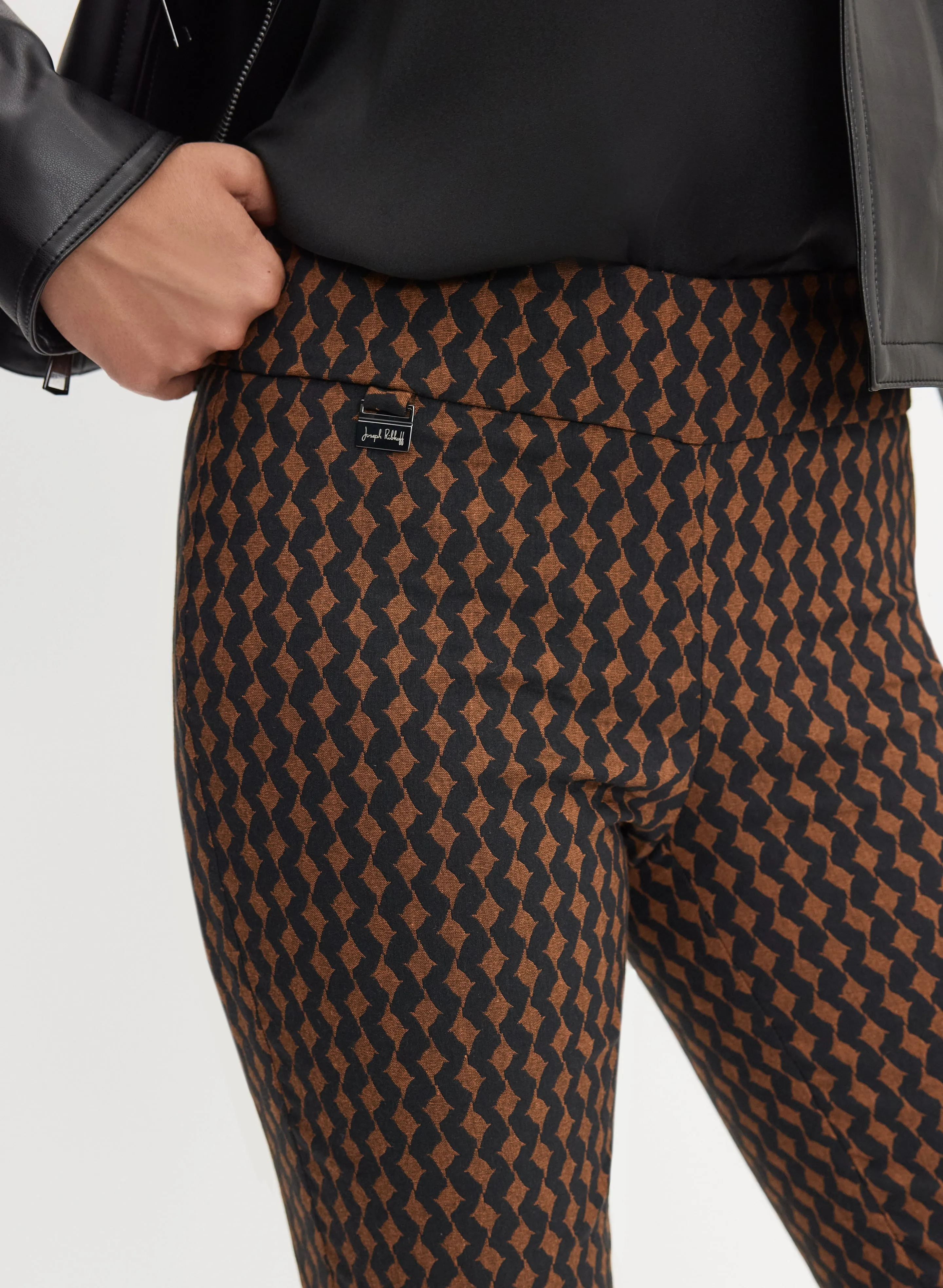 Joseph Ribkoff - Geometric Print Pull-On Pants sold by Melanie Lyne product image thumbnail 4