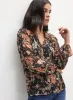 Floral Split Neck Blouse sold by Melanie Lyne