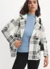 Plaid Print Coatigan sold by Melanie Lyne