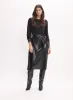 Joseph Ribkoff - Vegan Leather Wrap Skirt sold by Melanie Lyne