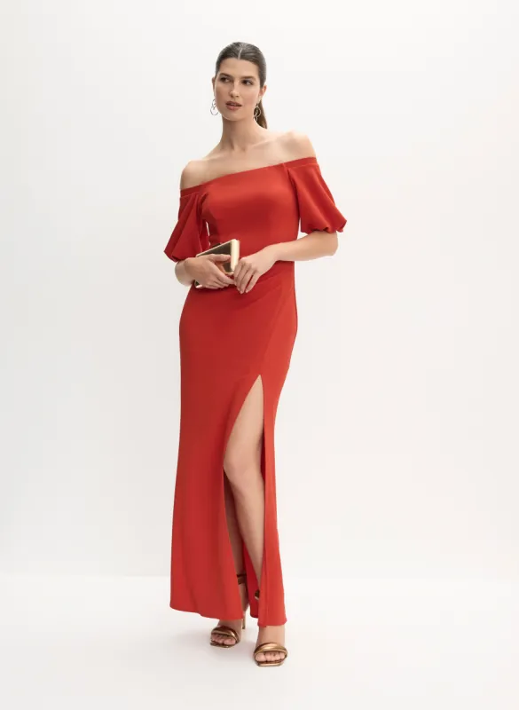Off-The-Shoulder Puff Sleeve Dress sold by Melanie Lyne