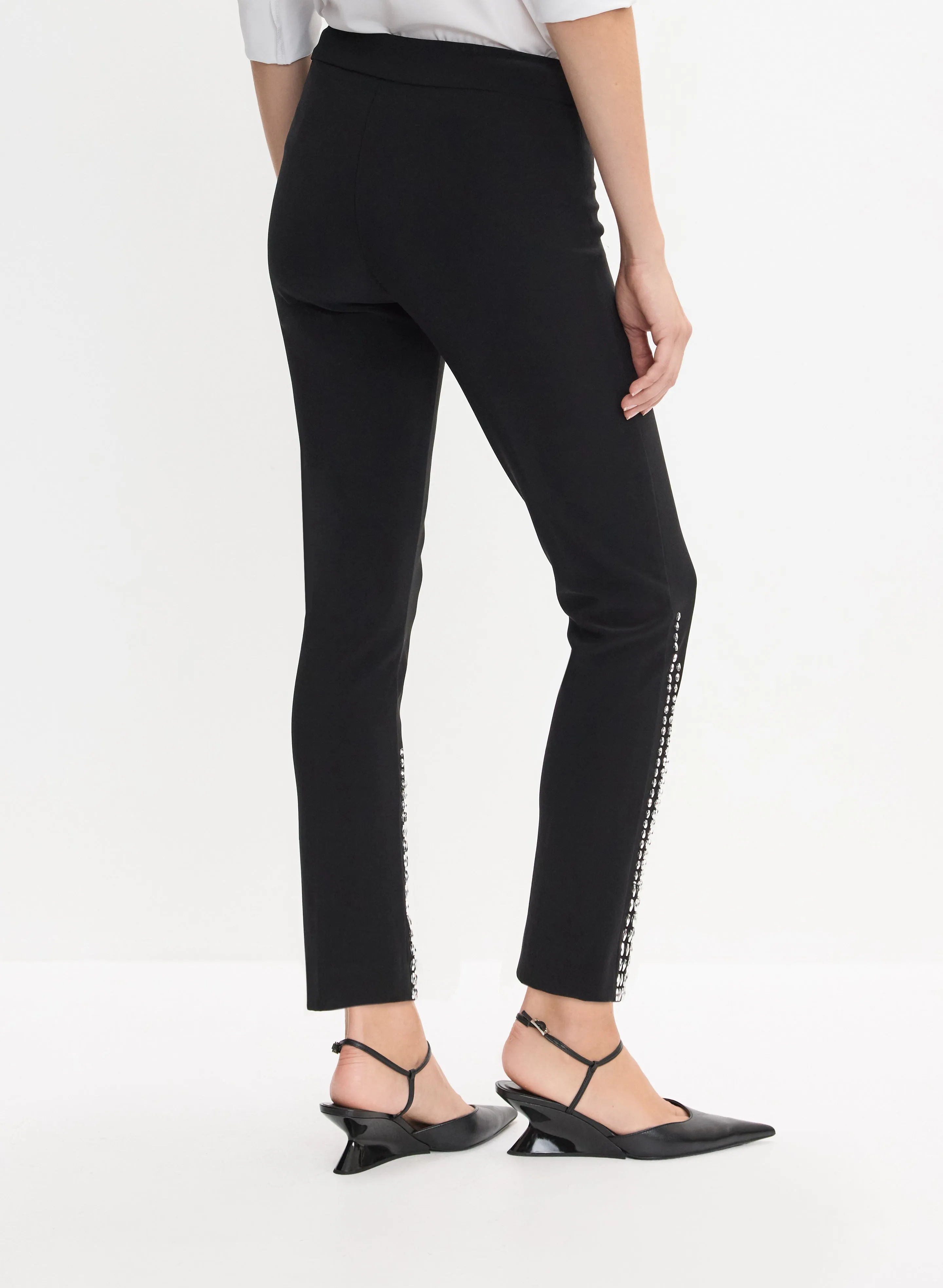 Joseph Ribkoff - Rhinestone Detail Pants sold by Melanie Lyne product image thumbnail 2