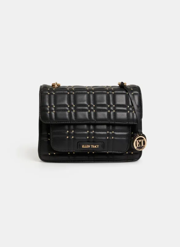 Stud Embellished Shoulder Bag sold by Melanie Lyne