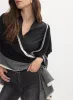 Contrast Border Shawl sold by Melanie Lyne