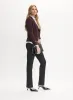 Pinstripe Straight-Leg Pants sold by Melanie Lyne