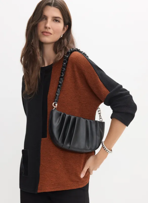 Joseph Ribkoff - Colour-Blocked Knit Sweater sold by Melanie Lyne