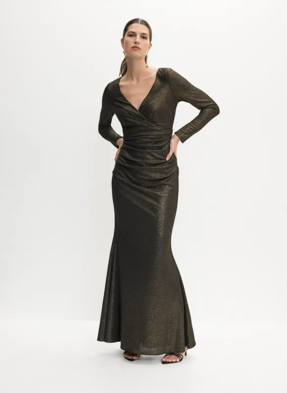 BA Nites - Foiled Ruched Waist Dress sold by Melanie Lyne