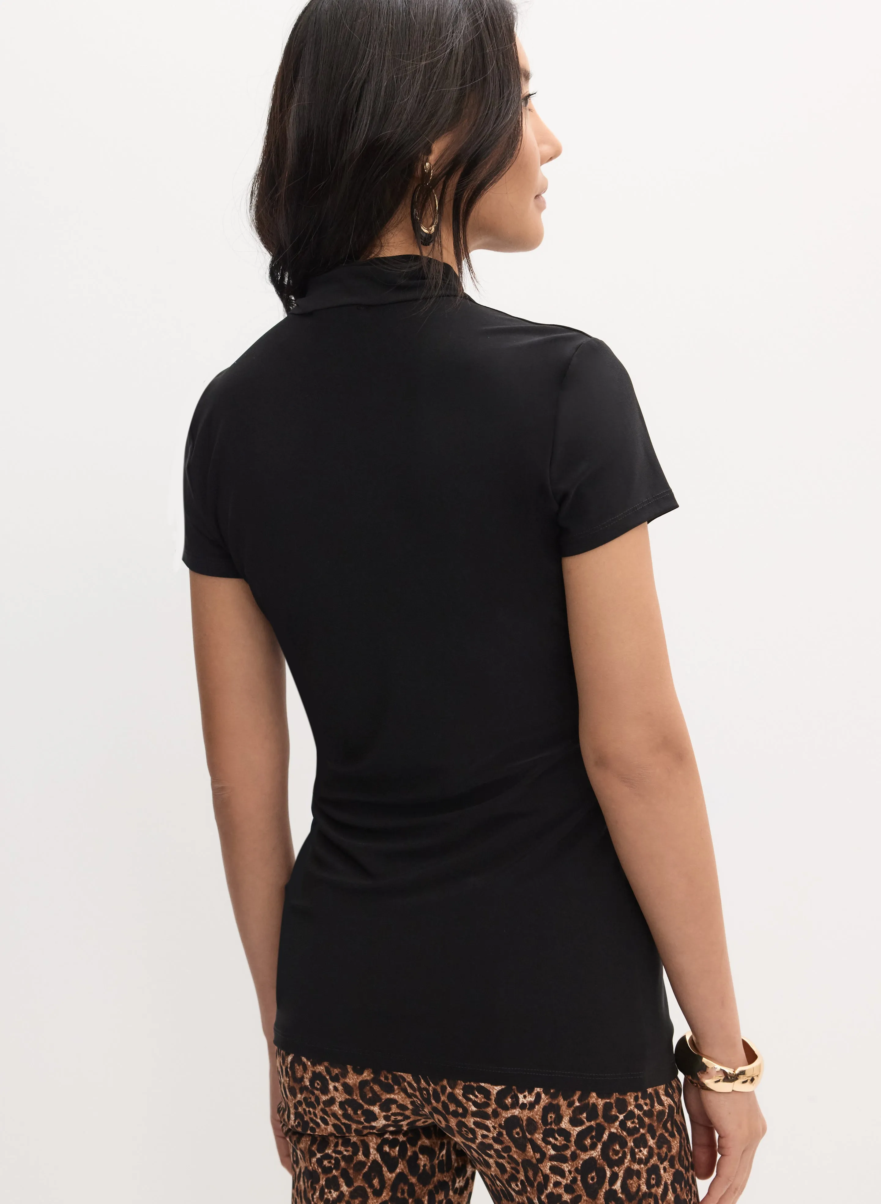 Joseph Ribkoff - Shawl Neck Wrap Top sold by Melanie Lyne product image thumbnail 2