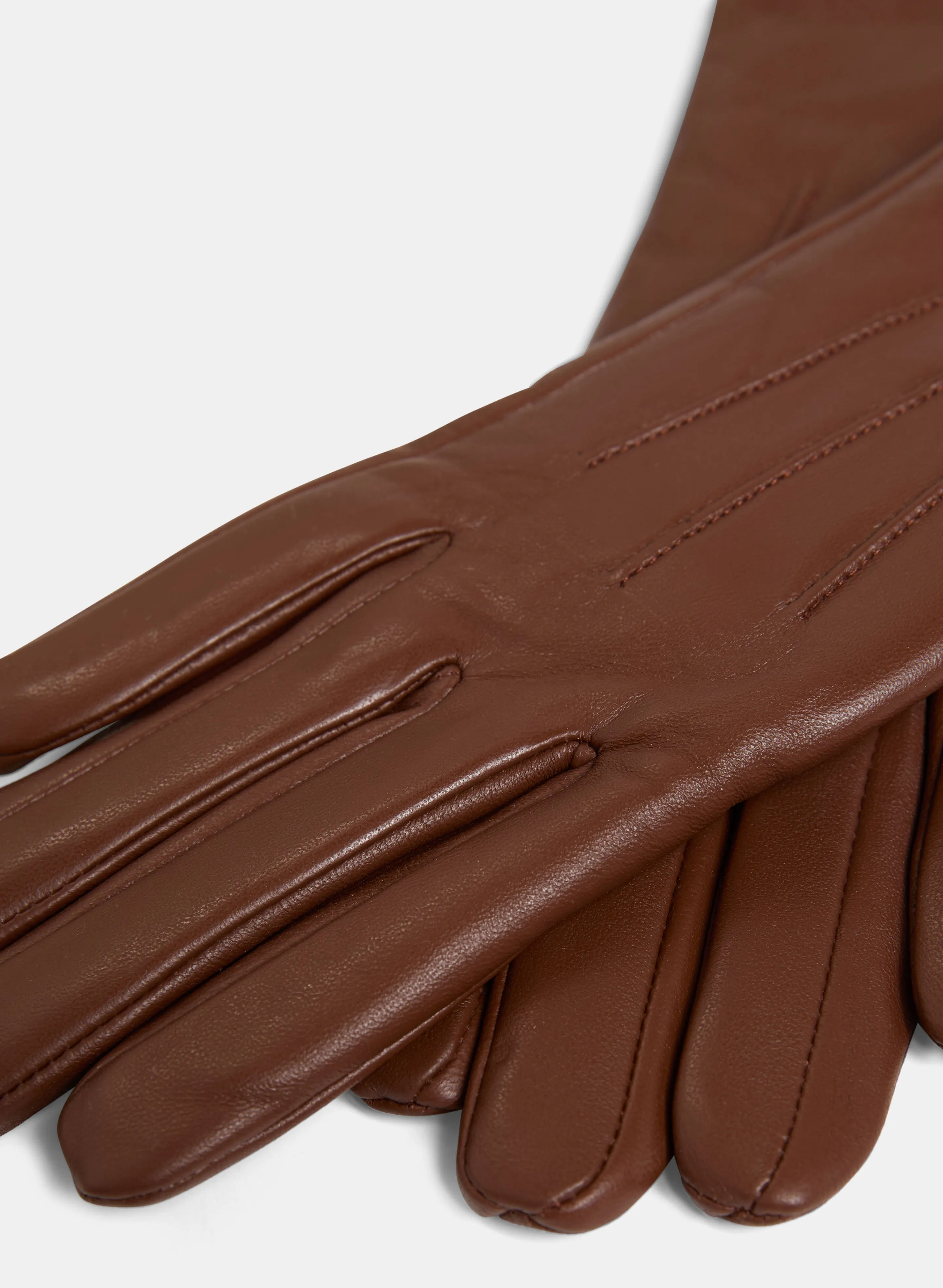 Stitch Detail Leather Gloves sold by Melanie Lyne product image thumbnail 2