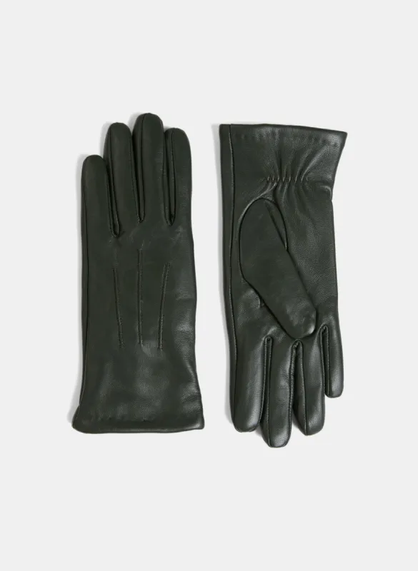 Stitch Detail Leather Gloves sold by Melanie Lyne