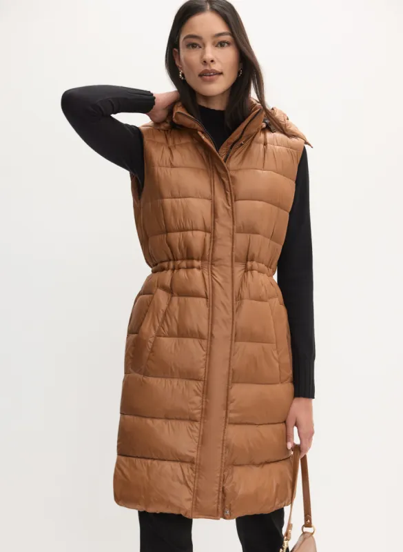 Long Puffer Vest sold by Melanie Lyne