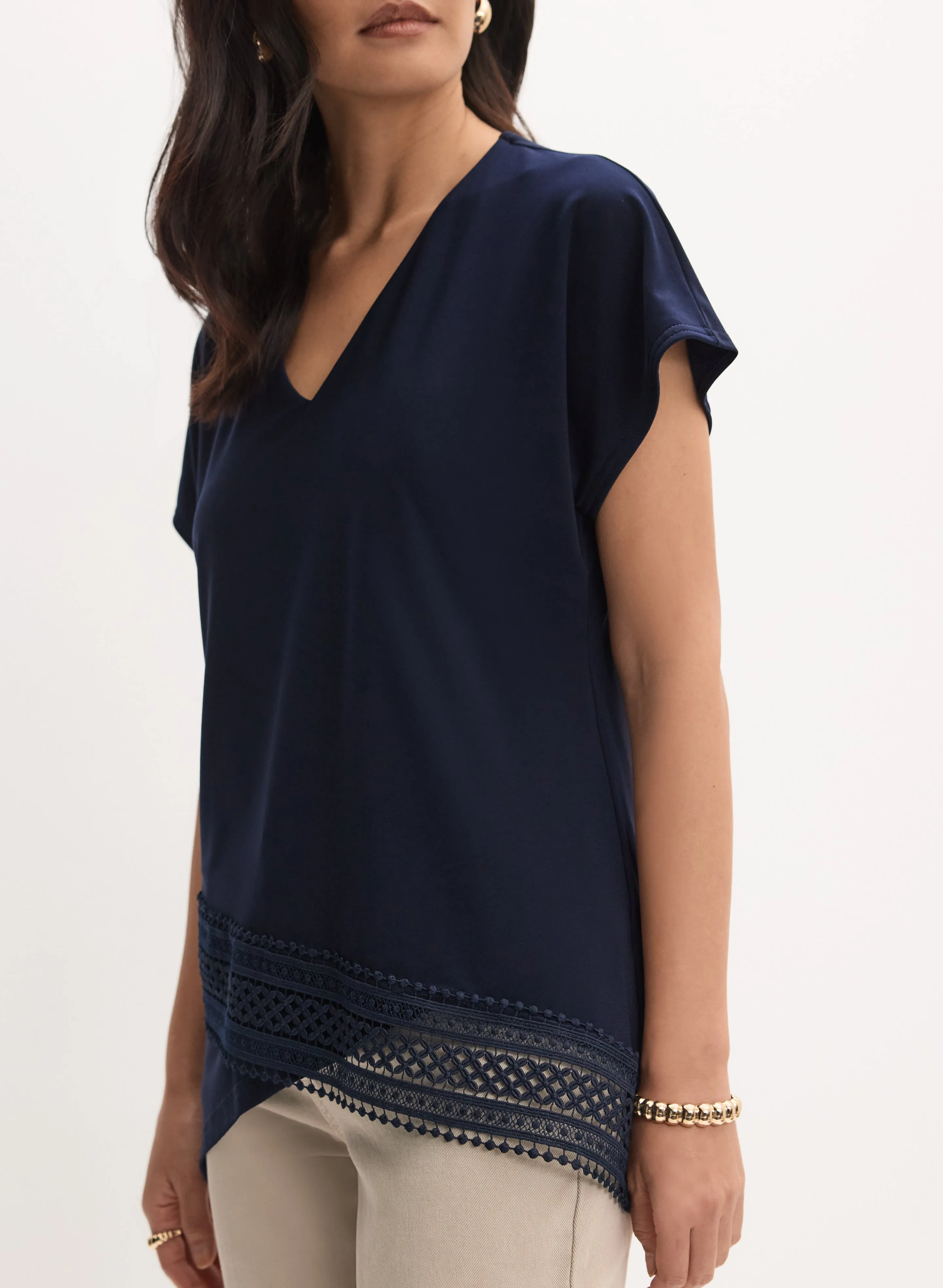 Joseph Ribkoff - Lace Trim Blouse sold by Melanie Lyne product image thumbnail 2