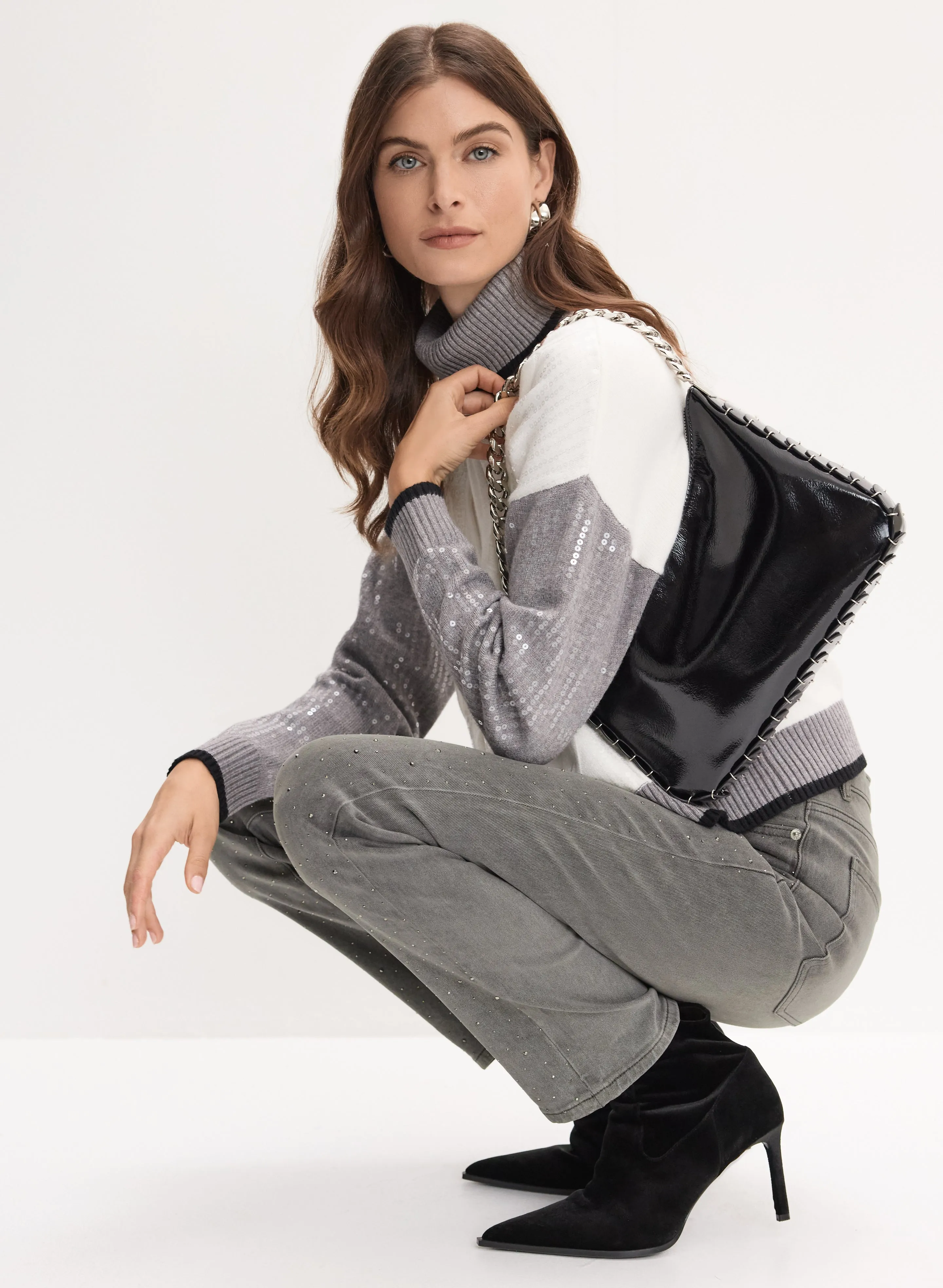 Studded Embellished Jeans sold by Melanie Lyne product image thumbnail 4