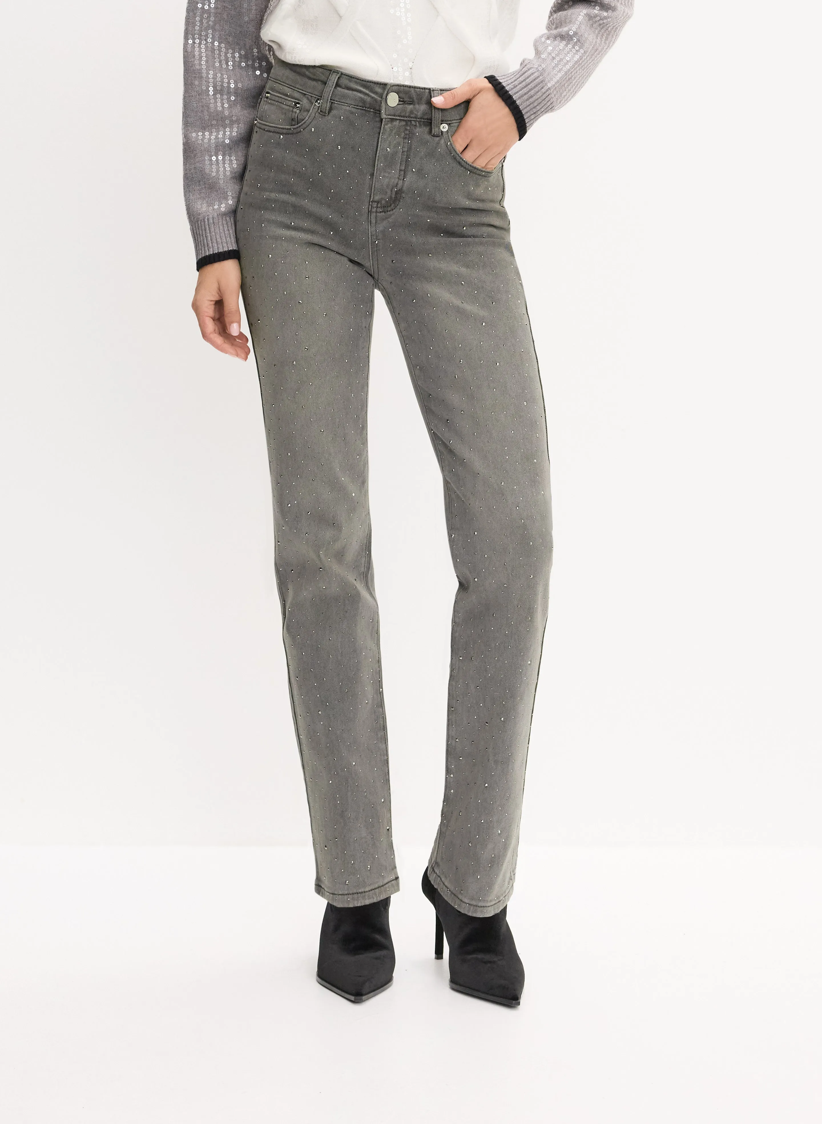 Studded Embellished Jeans sold by Melanie Lyne