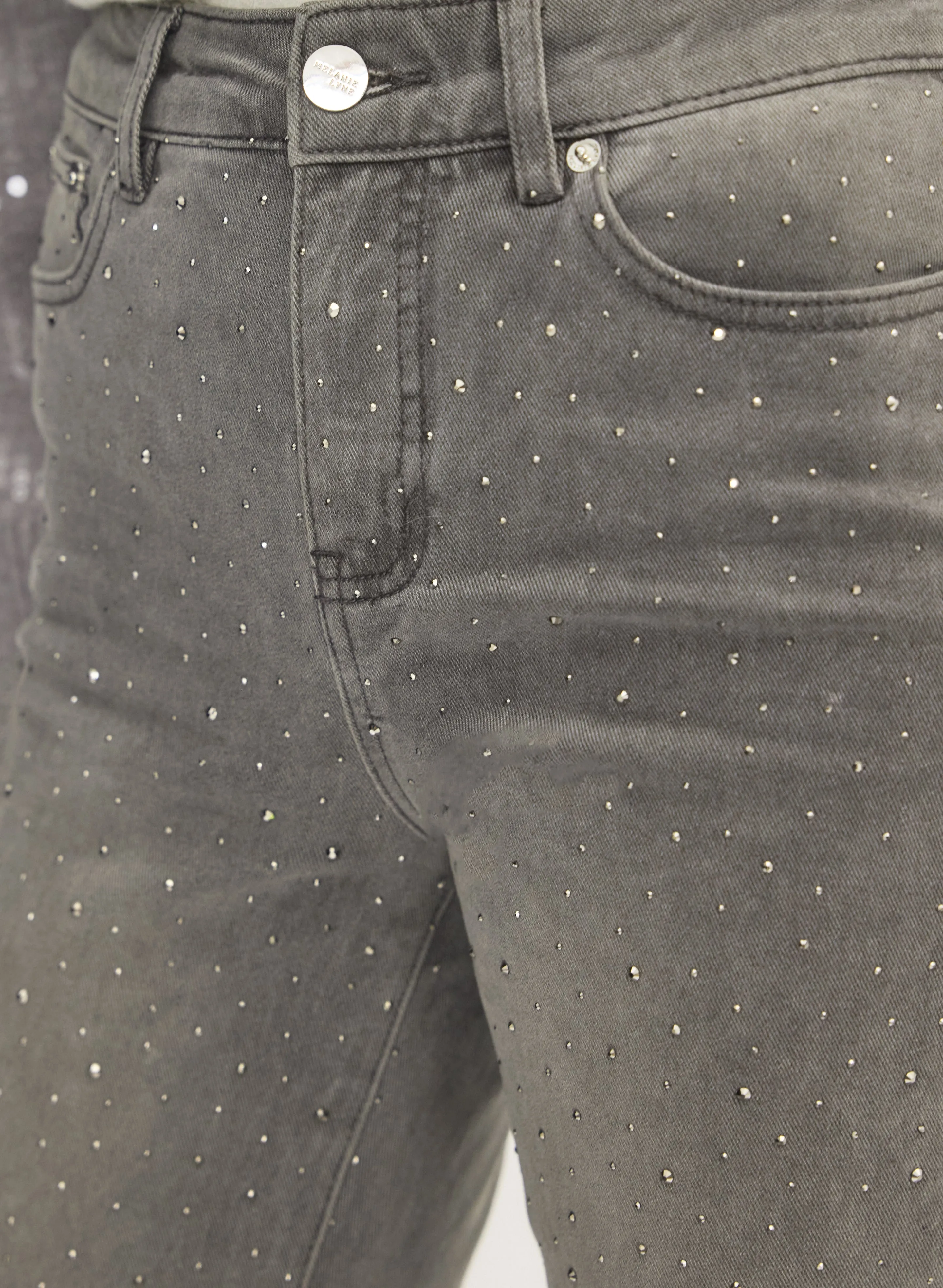 Studded Embellished Jeans sold by Melanie Lyne product image thumbnail 5