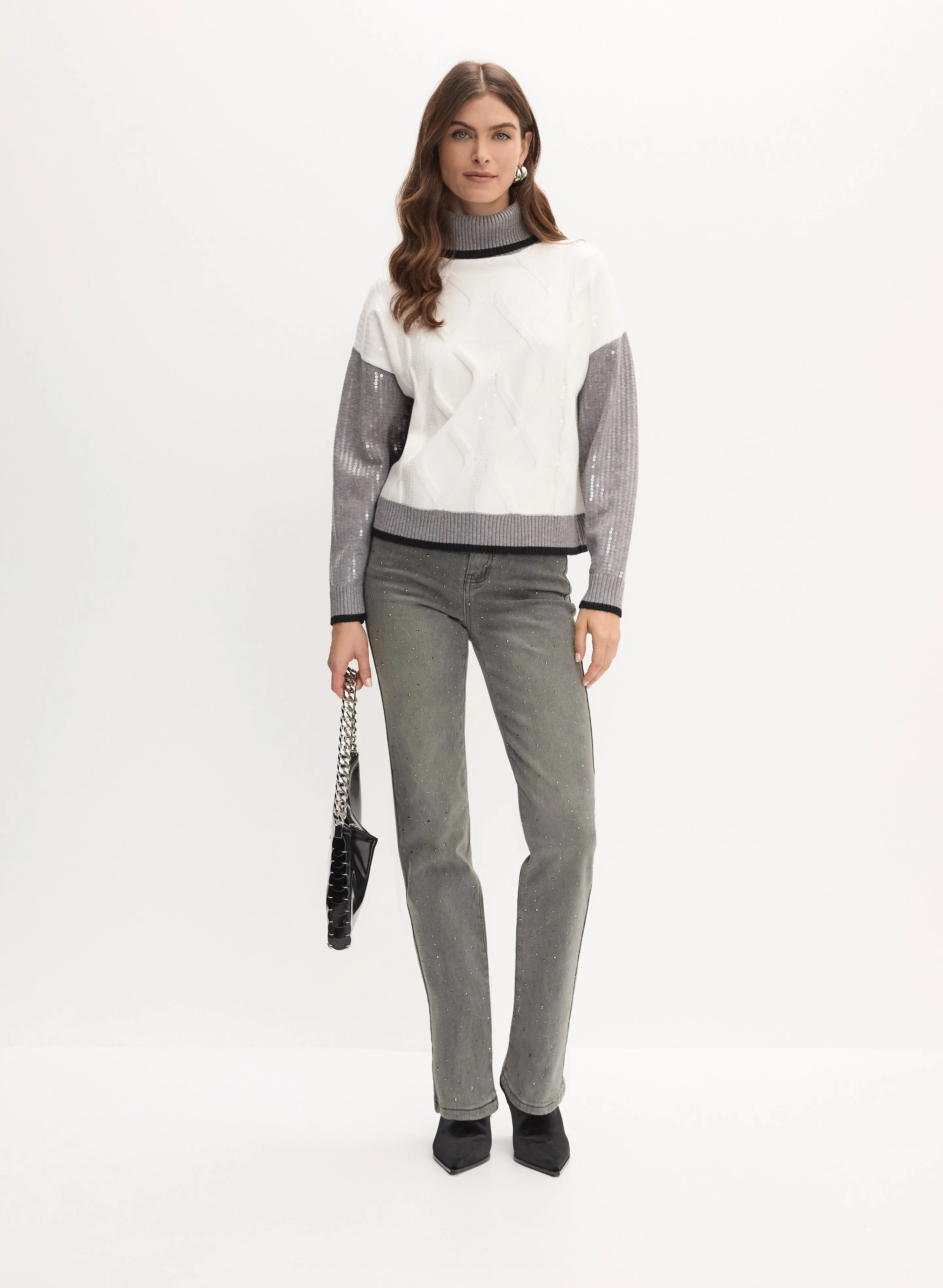 Studded Embellished Jeans sold by Melanie Lyne product image thumbnail 3