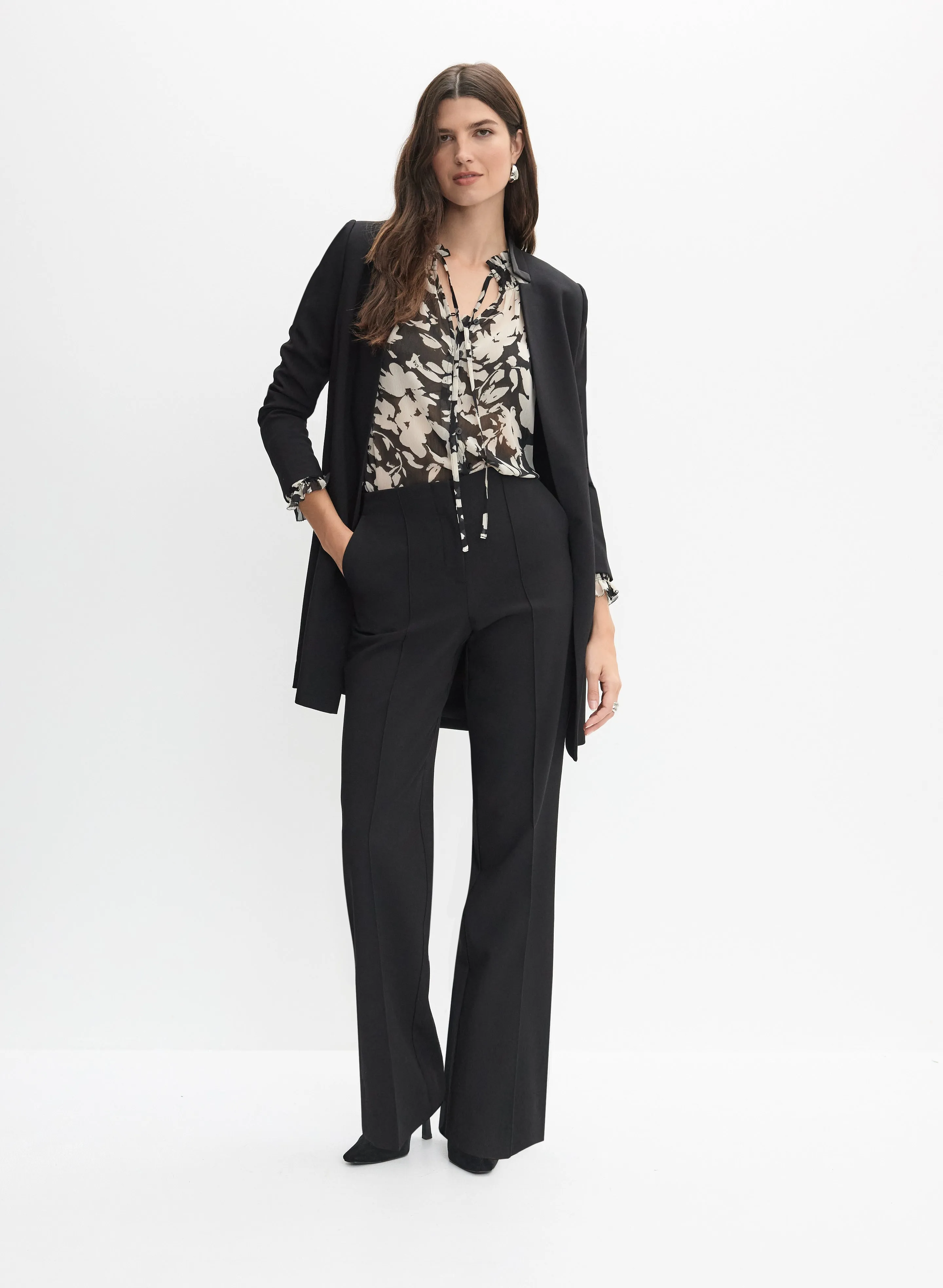 Floral Frill Neck Blouse sold by Melanie Lyne product image thumbnail 3