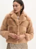 Cropped Faux Fur Coat sold by Melanie Lyne
