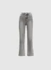 Stone Drop Embellished Straight-Leg Jeans sold by Melanie Lyne