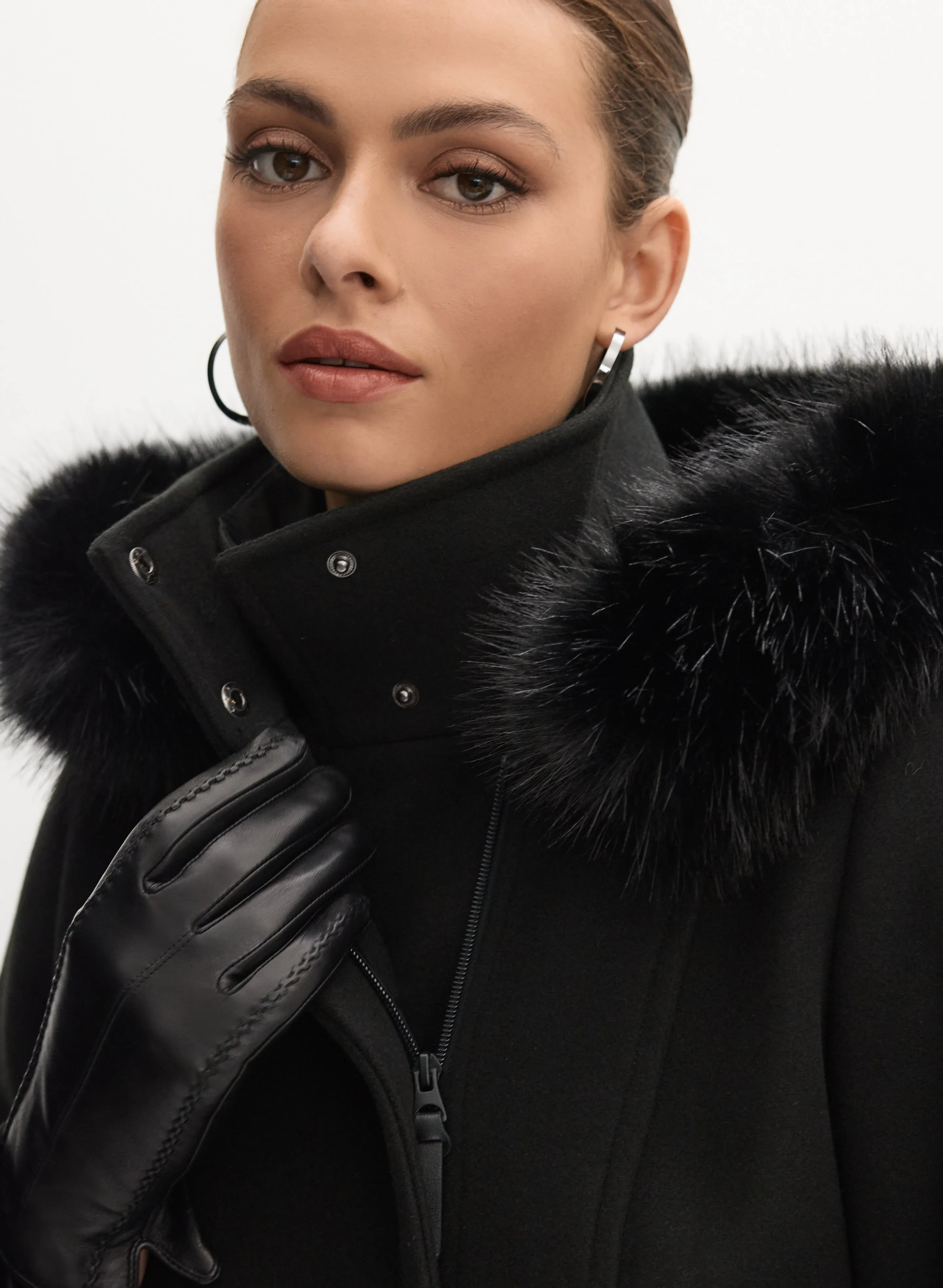 Wool-Blend A-Line Coat sold by Melanie Lyne product image thumbnail 2