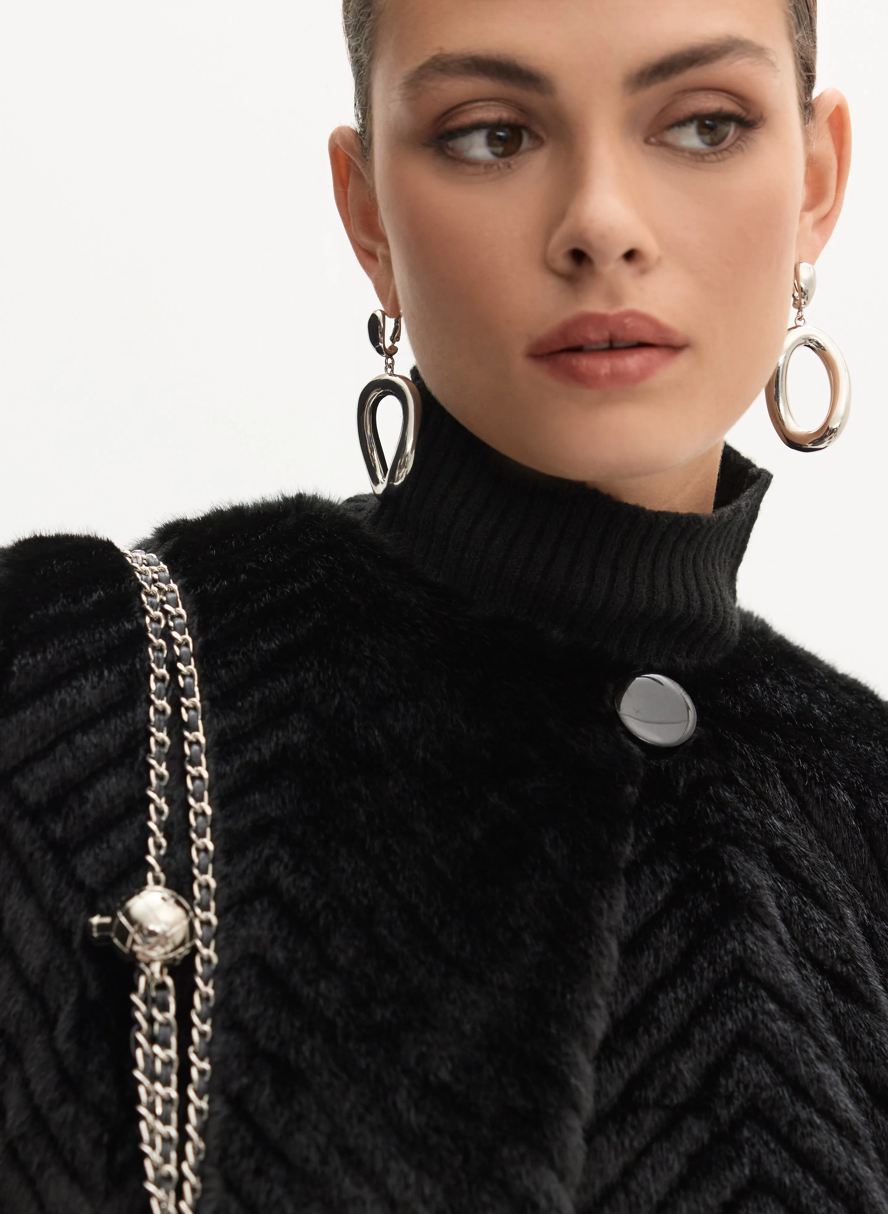 Belted Faux Fur Coat sold by Melanie Lyne product image thumbnail 5