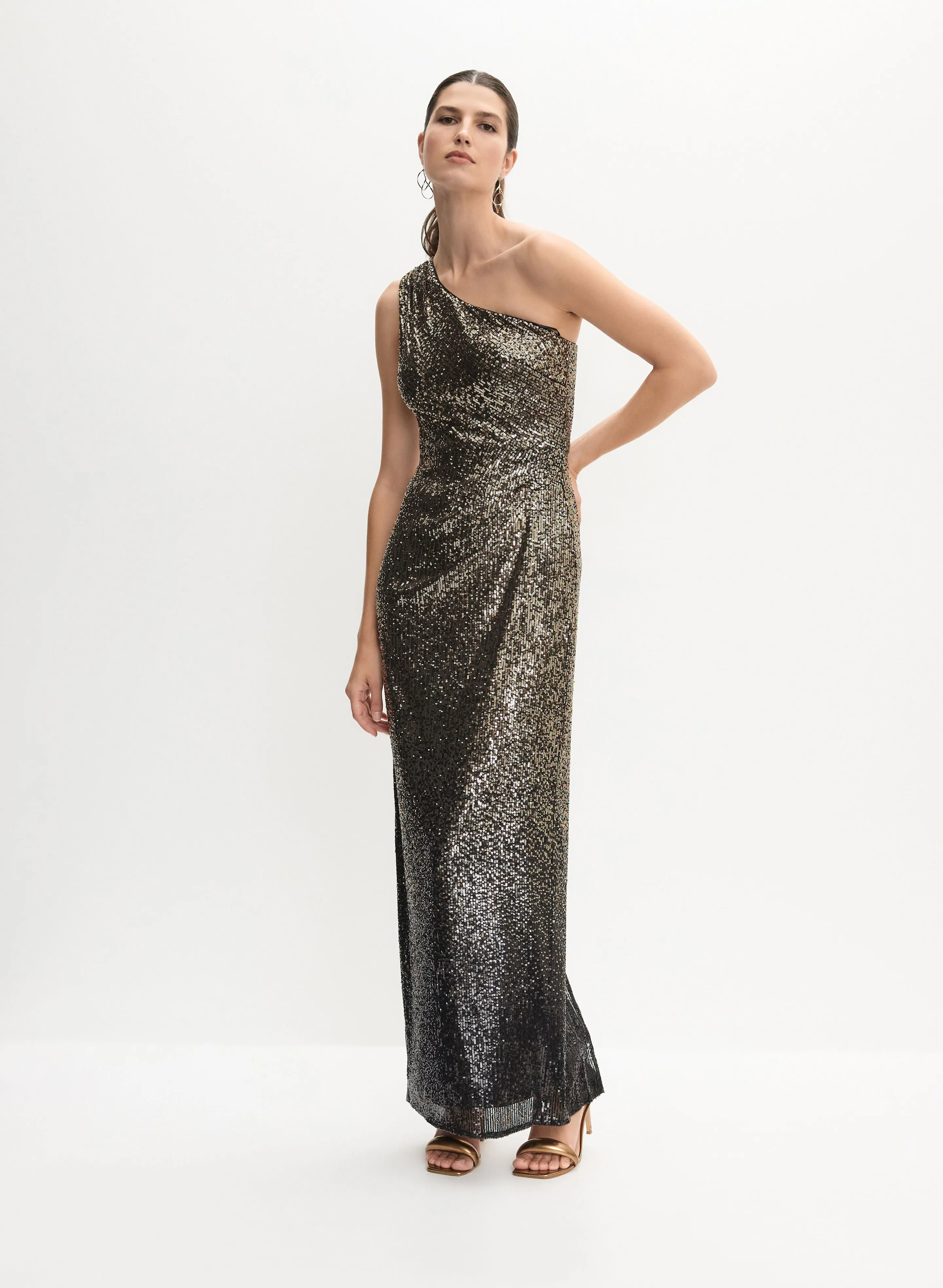 One-Shoulder Sequin Dress sold by Melanie Lyne