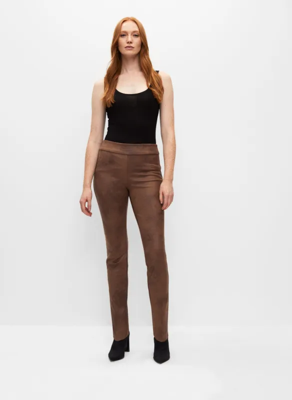 Madison Pull-On Faux Suede Pants sold by Melanie Lyne