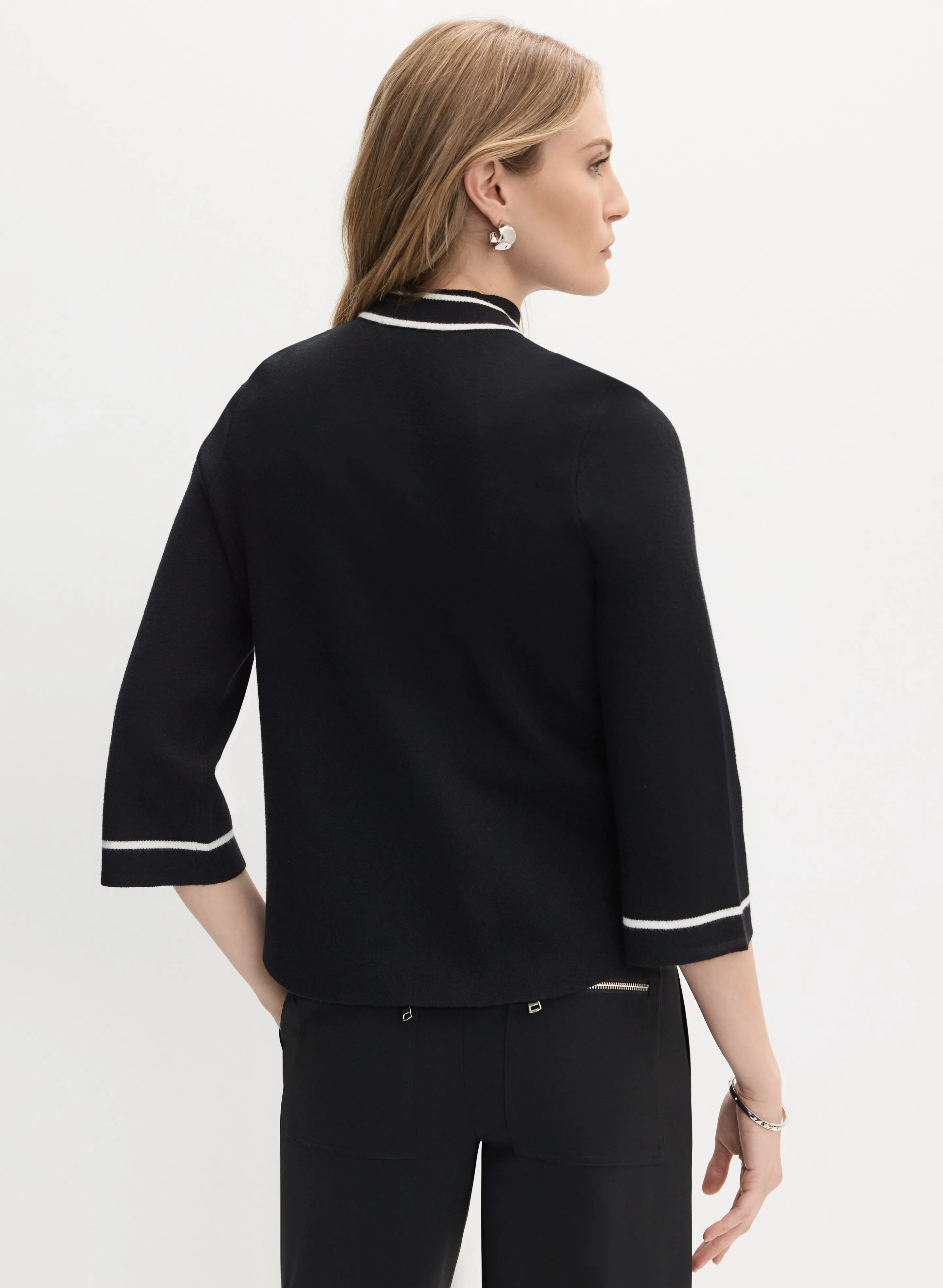 Contrast Trim Cardigan sold by Melanie Lyne product image thumbnail 2