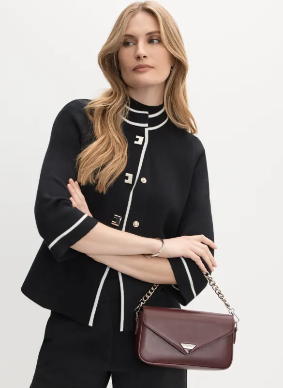 Contrast Trim Cardigan sold by Melanie Lyne