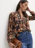 Floral Frilled Neck Blouse sold by Melanie Lyne