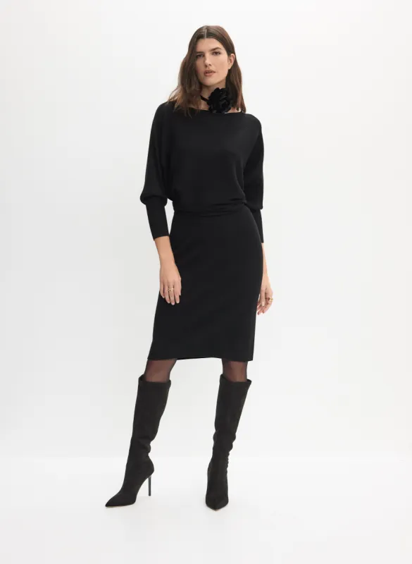 Dolman Sleeve Sweater Dress sold by Melanie Lyne