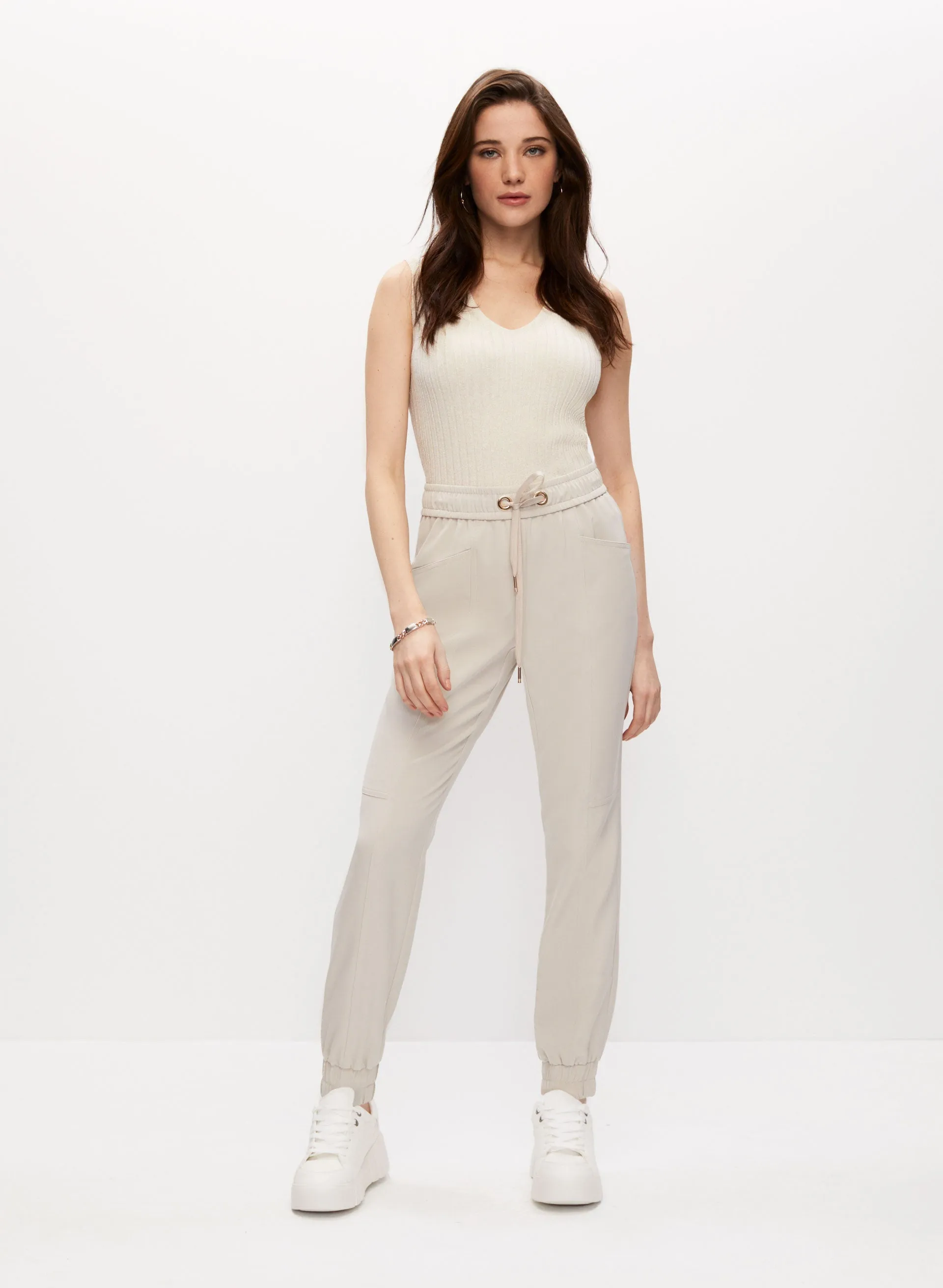 Drawstring Waist Jogger Pants sold by Melanie Lyne product image thumbnail 3