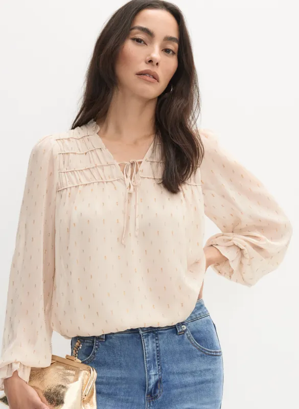 Printed Chiffon Top sold by Melanie Lyne