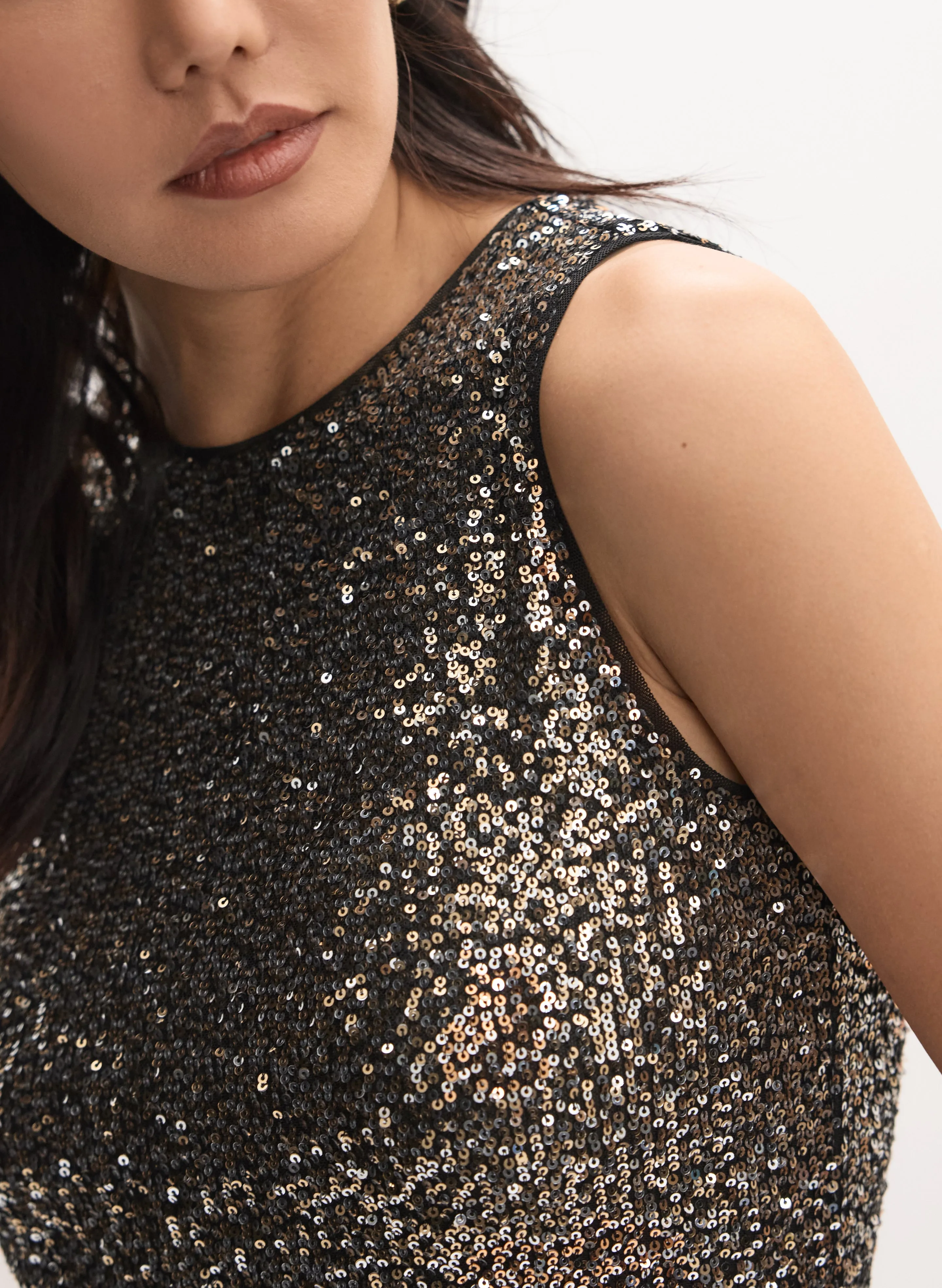 Sequined Crew Neck Top sold by Melanie Lyne product image thumbnail 2