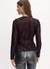 Peplum Sequin Top sold by Melanie Lyne