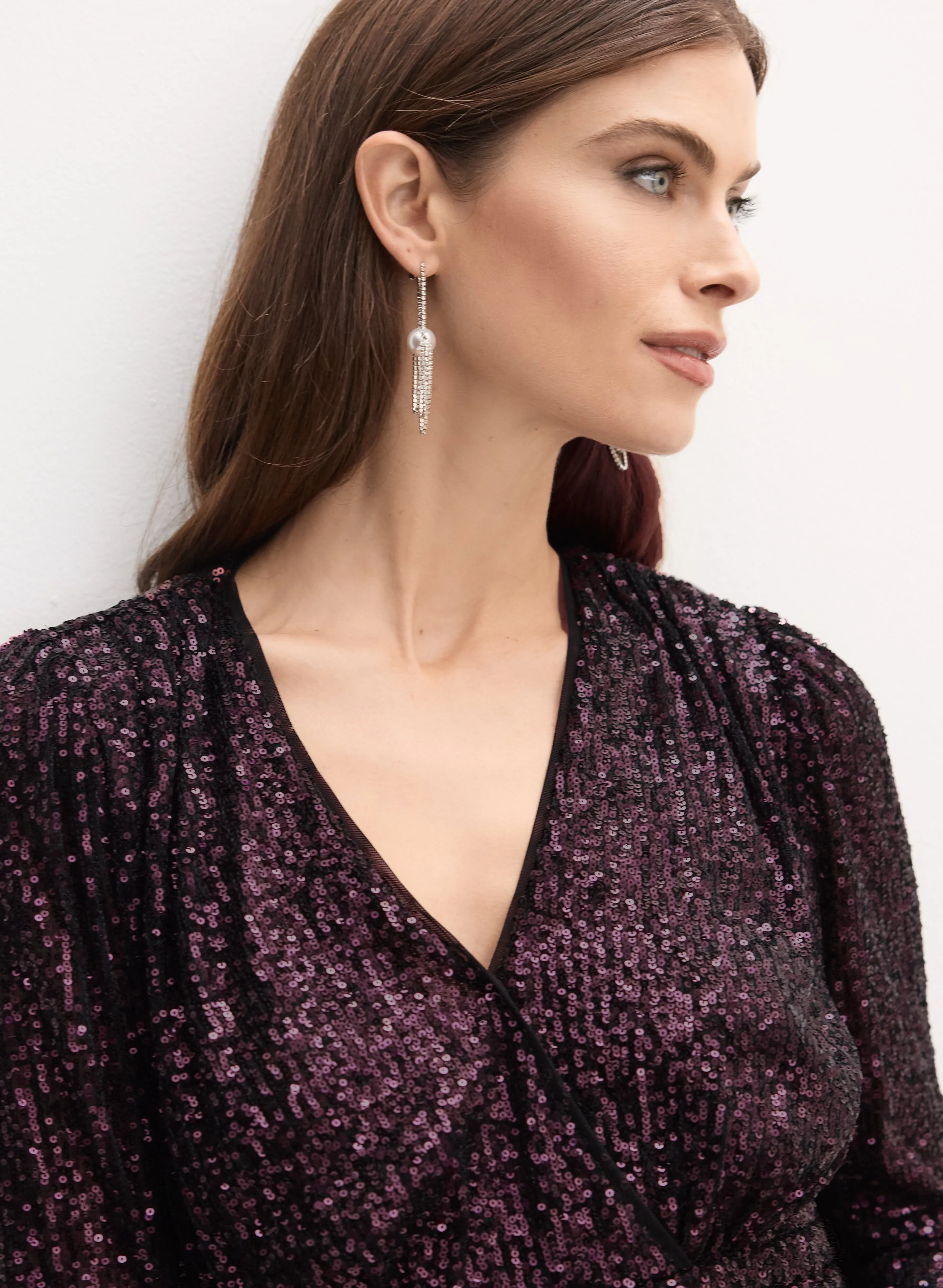 Peplum Sequin Top sold by Melanie Lyne product image thumbnail 2