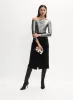 Asymmetric Lamé Top sold by Melanie Lyne