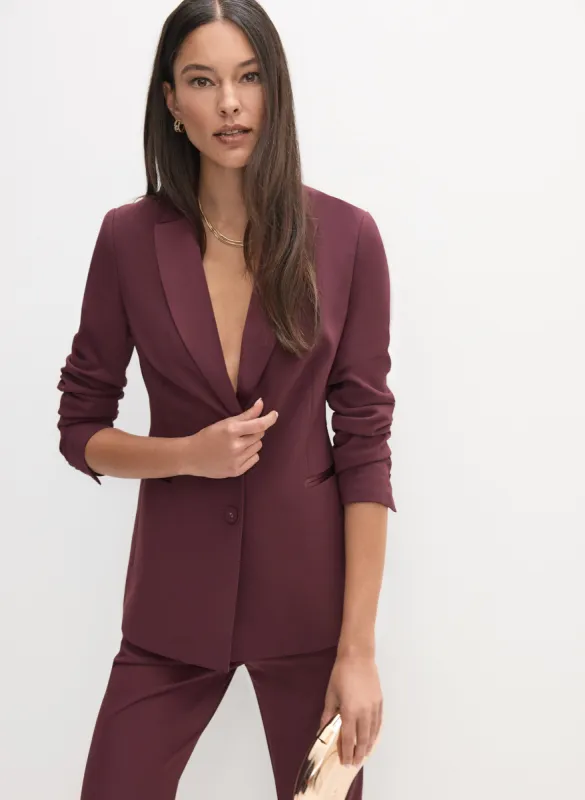 Satin Trim Tuxedo Jacket sold by Melanie Lyne