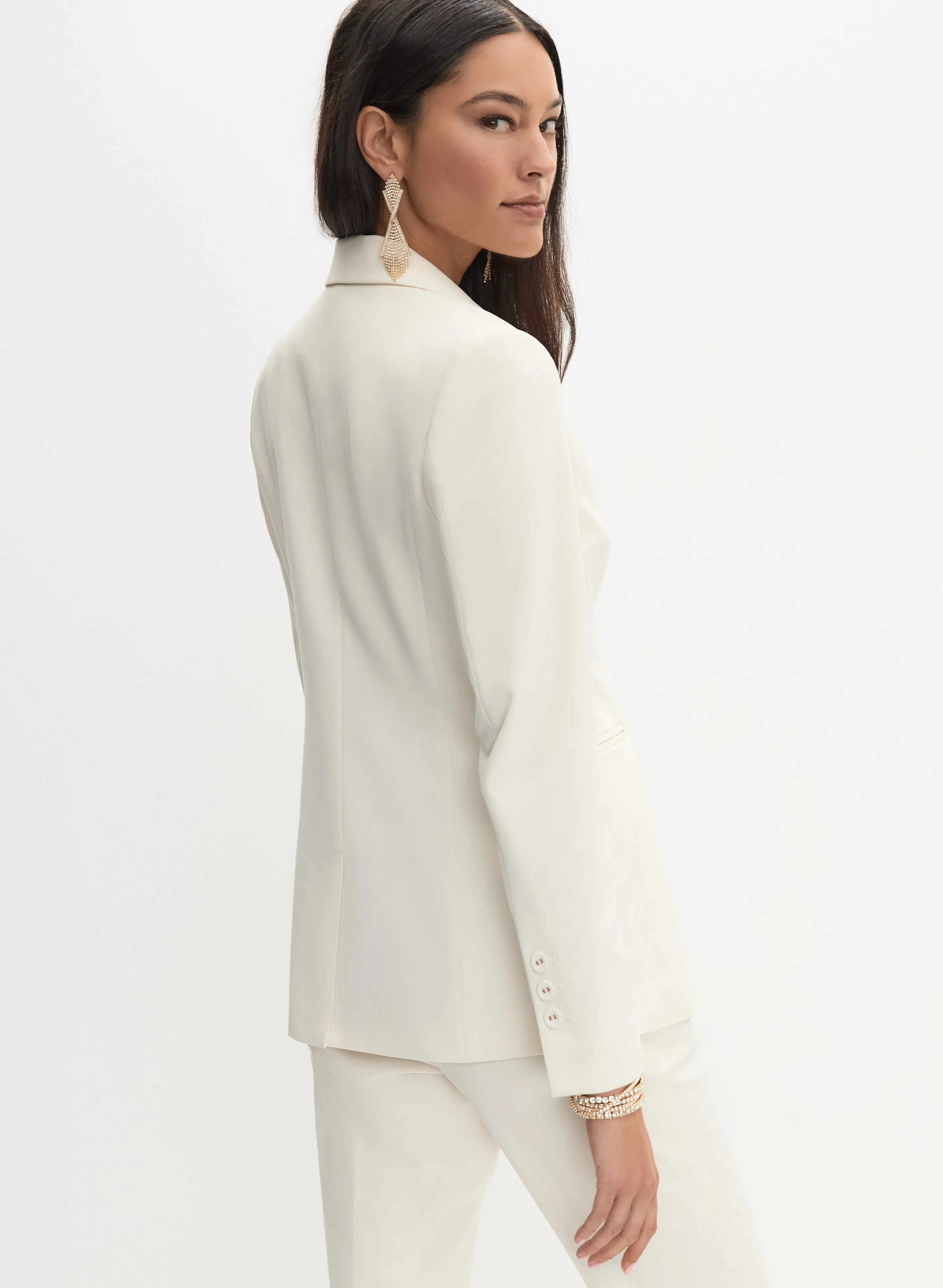 Satin Trim Tuxedo Jacket sold by Melanie Lyne product image thumbnail 4