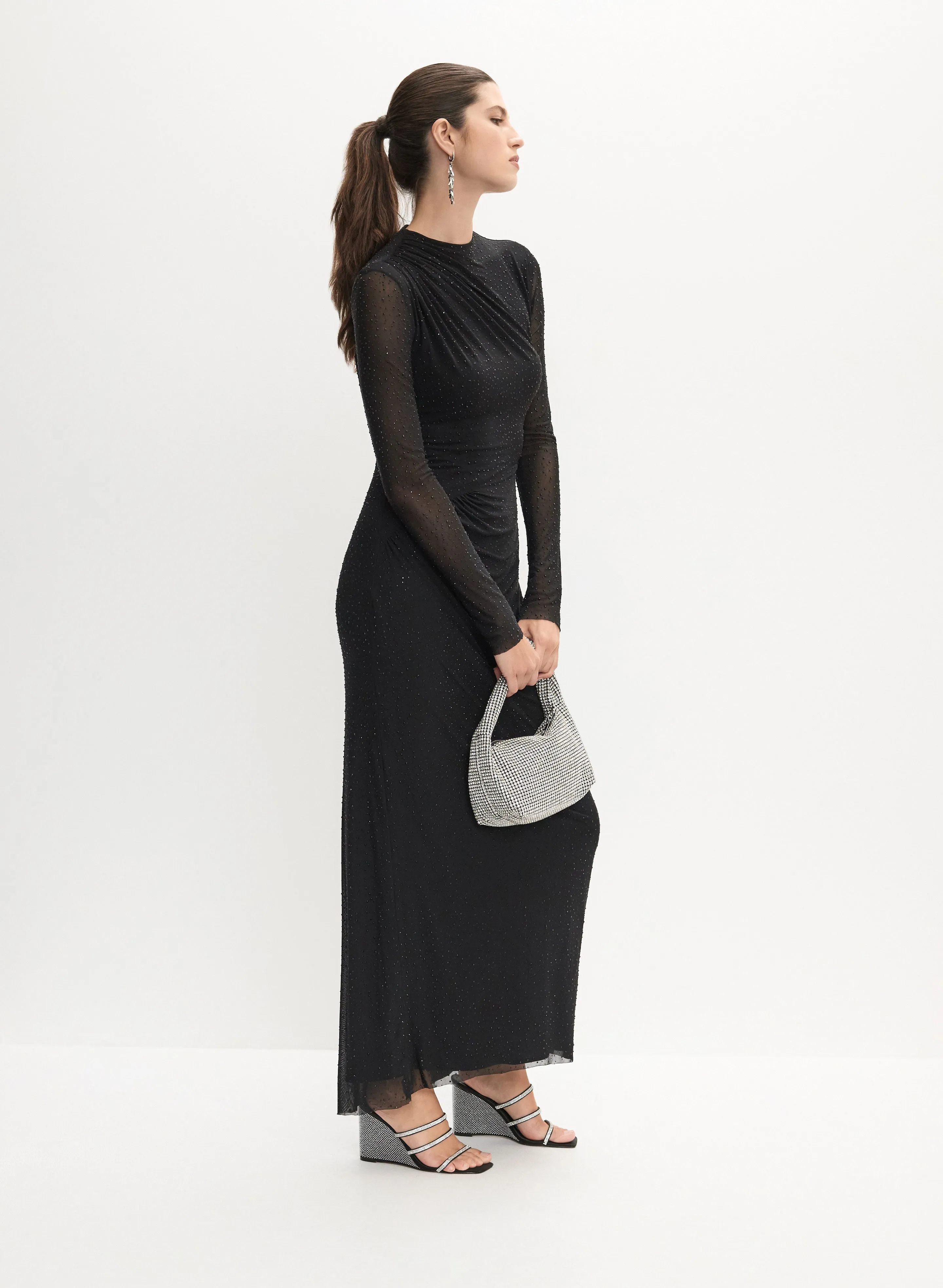 Embellished High Neck Dress sold by Melanie Lyne product image thumbnail 2