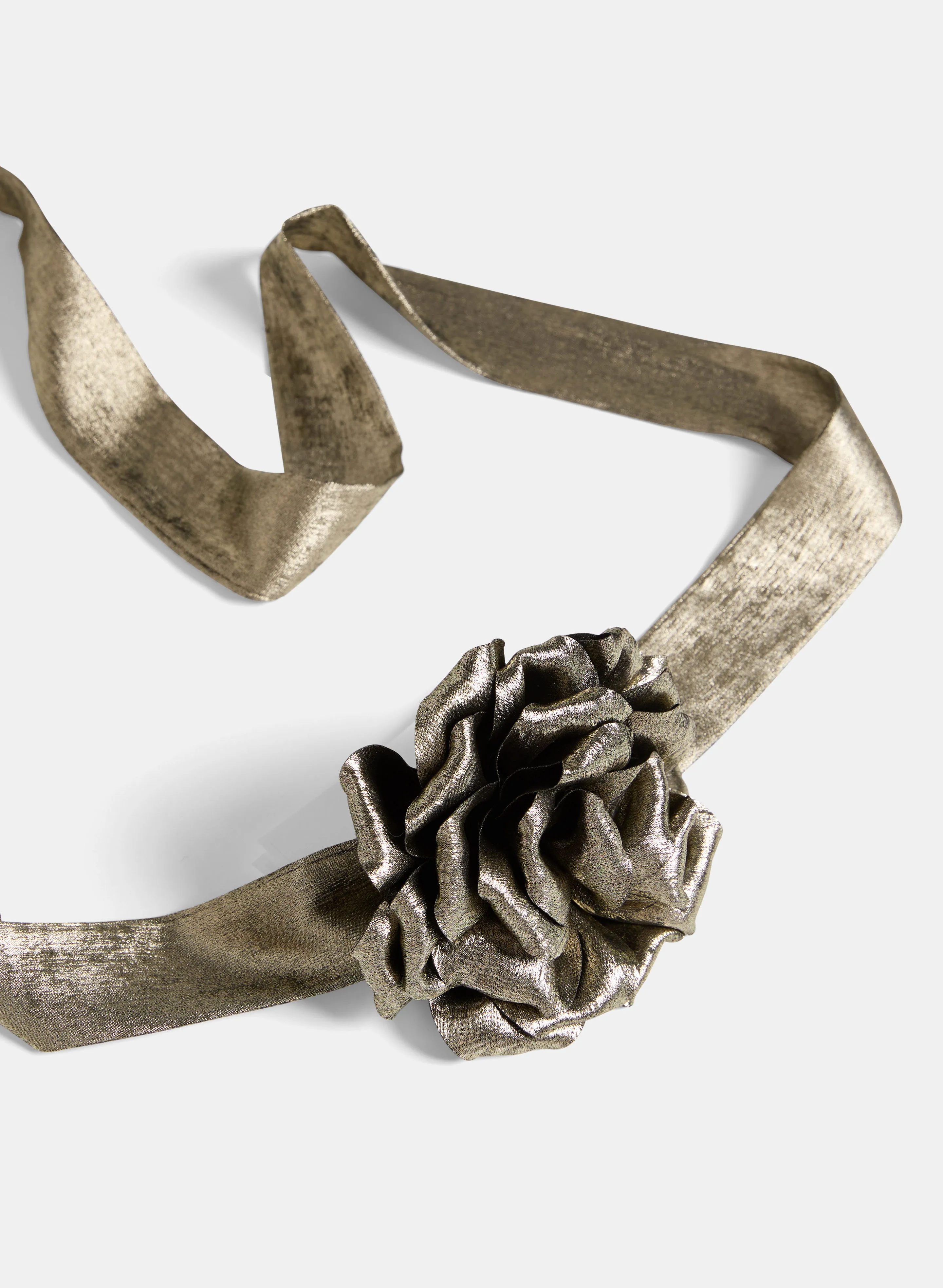 Detachable Flower Brooch Neck Tie sold by Melanie Lyne product image thumbnail 3