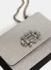Rhinestone Detail Shimmering Clutch sold by Melanie Lyne