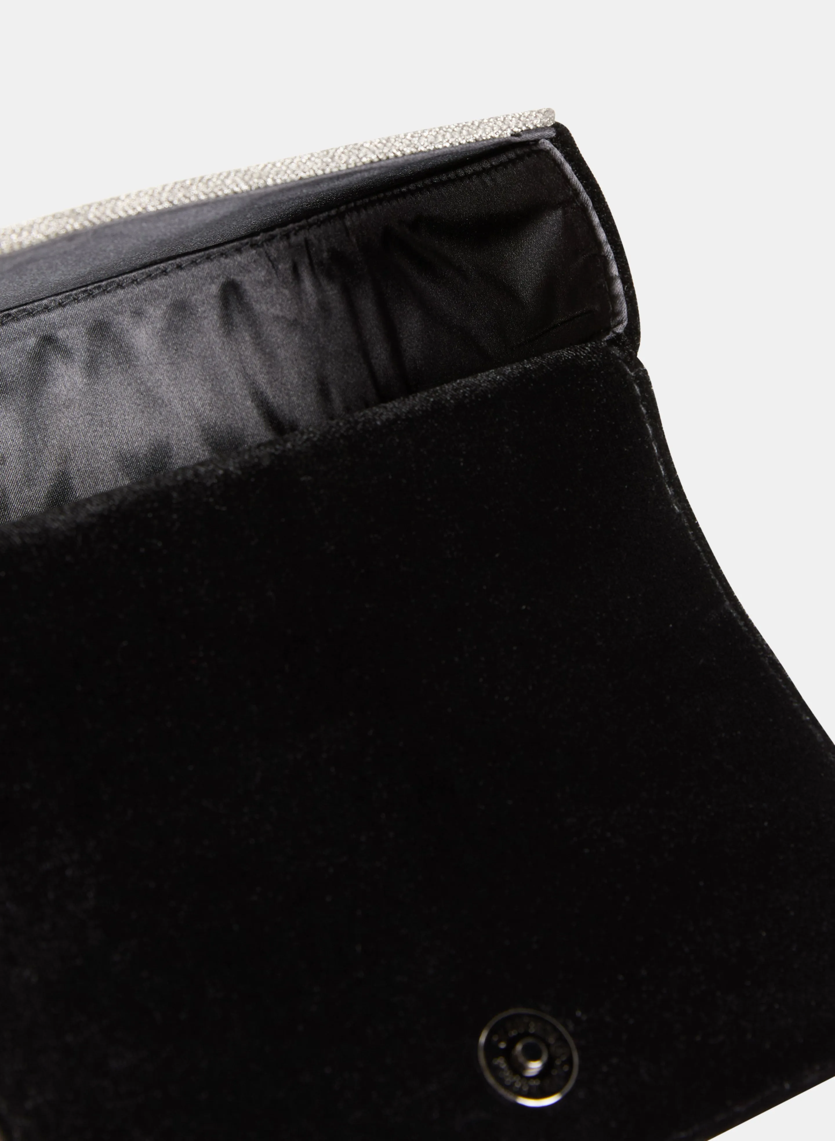 Rhinestone Detail Shimmering Clutch sold by Melanie Lyne product image thumbnail 4