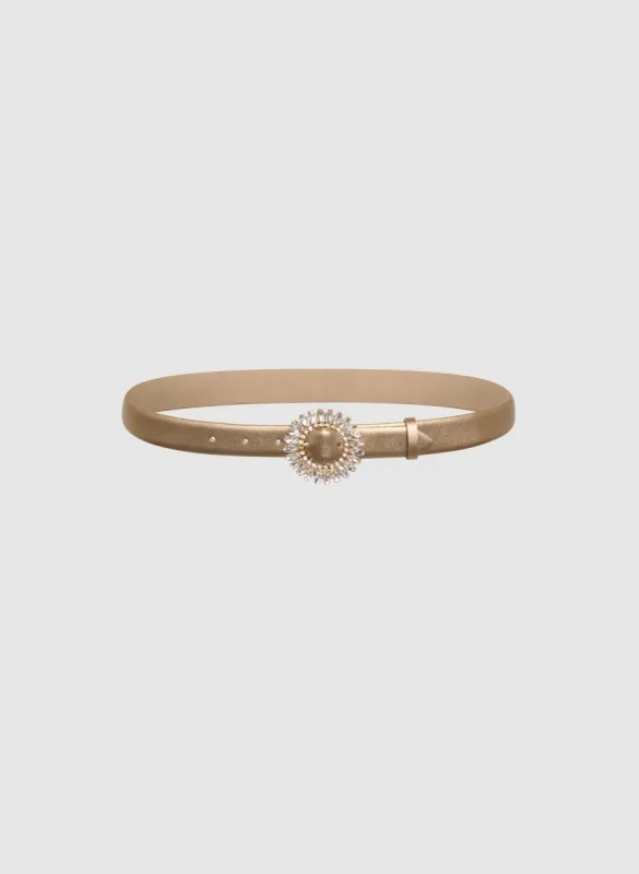 Round Crystal Buckle Belt sold by Melanie Lyne