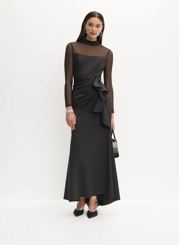 Gathered Ruffle Front Dress sold by Melanie Lyne